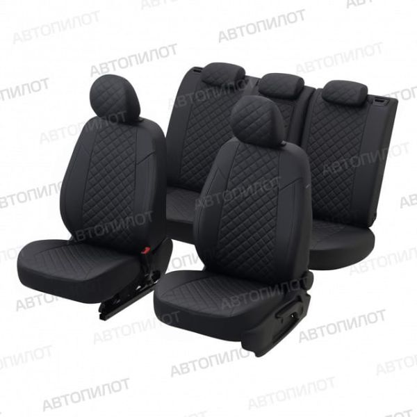 Чехлы Автопилот Экокожа Ромб на Suzuki Liana седан 2001-2008 г.в. Чехлы Автопилот Экокожа Ромб на Suzuki Liana седан 2001-2008 г.в.