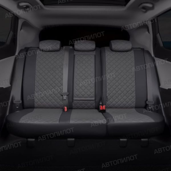 Чехлы Автопилот Экокожа Ромб на Suzuki Liana седан 2001-2008 г.в. Чехлы Автопилот Экокожа Ромб на Suzuki Liana седан 2001-2008 г.в.