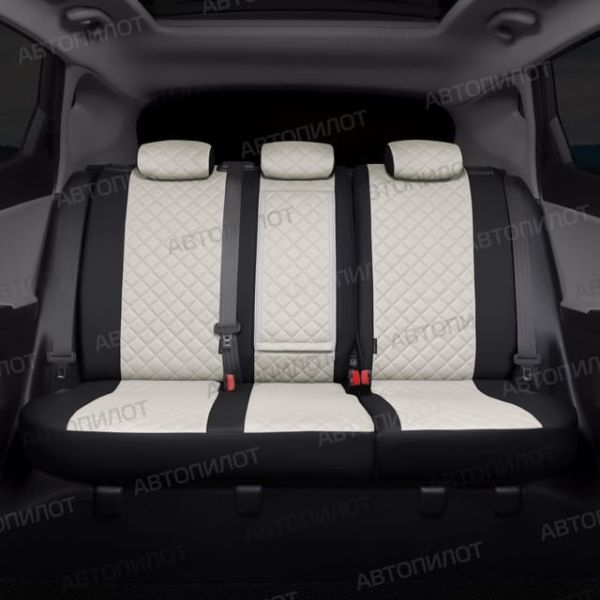 Чехлы Автопилот Экокожа Ромб на Suzuki Liana седан 2001-2008 г.в. Чехлы Автопилот Экокожа Ромб на Suzuki Liana седан 2001-2008 г.в.