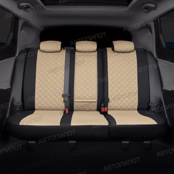 Чехлы Автопилот Экокожа Ромб на Suzuki Liana седан 2001-2008 г.в. Чехлы Автопилот Экокожа Ромб на Suzuki Liana седан 2001-2008 г.в.