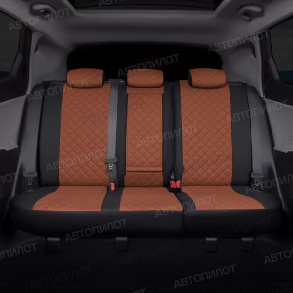 Чехлы Автопилот Экокожа Ромб на Suzuki Liana седан 2001-2008 г.в. Чехлы Автопилот Экокожа Ромб на Suzuki Liana седан 2001-2008 г.в.