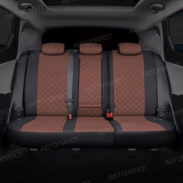 Чехлы Автопилот Экокожа Ромб на Suzuki Liana седан 2001-2008 г.в. Чехлы Автопилот Экокожа Ромб на Suzuki Liana седан 2001-2008 г.в.