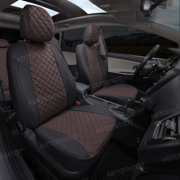 Чехлы Автопилот Экокожа Ромб на Suzuki Liana седан 2001-2008 г.в. Чехлы Автопилот Экокожа Ромб на Suzuki Liana седан 2001-2008 г.в.