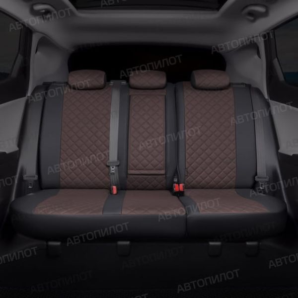 Чехлы Автопилот Экокожа Ромб на Suzuki Liana седан 2001-2008 г.в. Чехлы Автопилот Экокожа Ромб на Suzuki Liana седан 2001-2008 г.в.