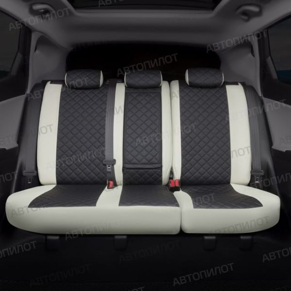 Чехлы Автопилот Экокожа Ромб на Suzuki Liana седан 2001-2008 г.в. Чехлы Автопилот Экокожа Ромб на Suzuki Liana седан 2001-2008 г.в.