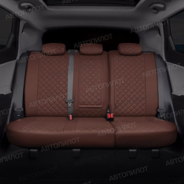 Чехлы Автопилот Экокожа Ромб на Suzuki Liana седан 2001-2008 г.в. Чехлы Автопилот Экокожа Ромб на Suzuki Liana седан 2001-2008 г.в.