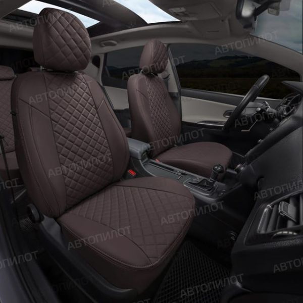 Чехлы Автопилот Экокожа Ромб на Suzuki Liana седан 2001-2008 г.в. Чехлы Автопилот Экокожа Ромб на Suzuki Liana седан 2001-2008 г.в.