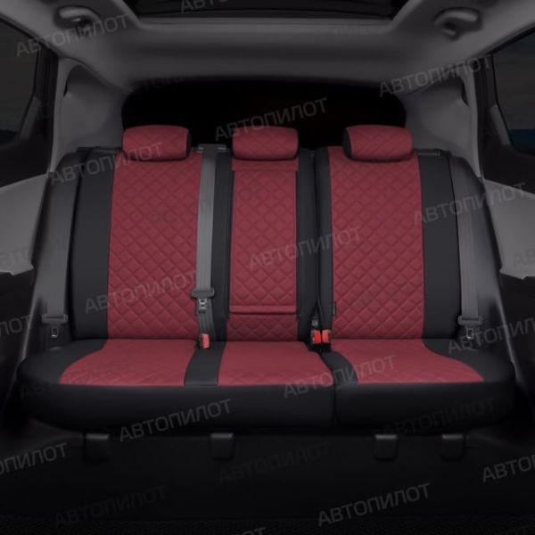 Чехлы Автопилот Экокожа Ромб на Suzuki Liana седан 2001-2008 г.в. Чехлы Автопилот Экокожа Ромб на Suzuki Liana седан 2001-2008 г.в.