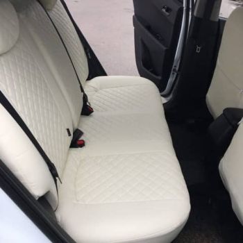 Авточехлы Автопилот белый Ромб